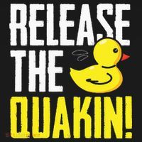 Release The Quackin! Graphic Rubber Duck Funny Women's Tank Top thumb 5