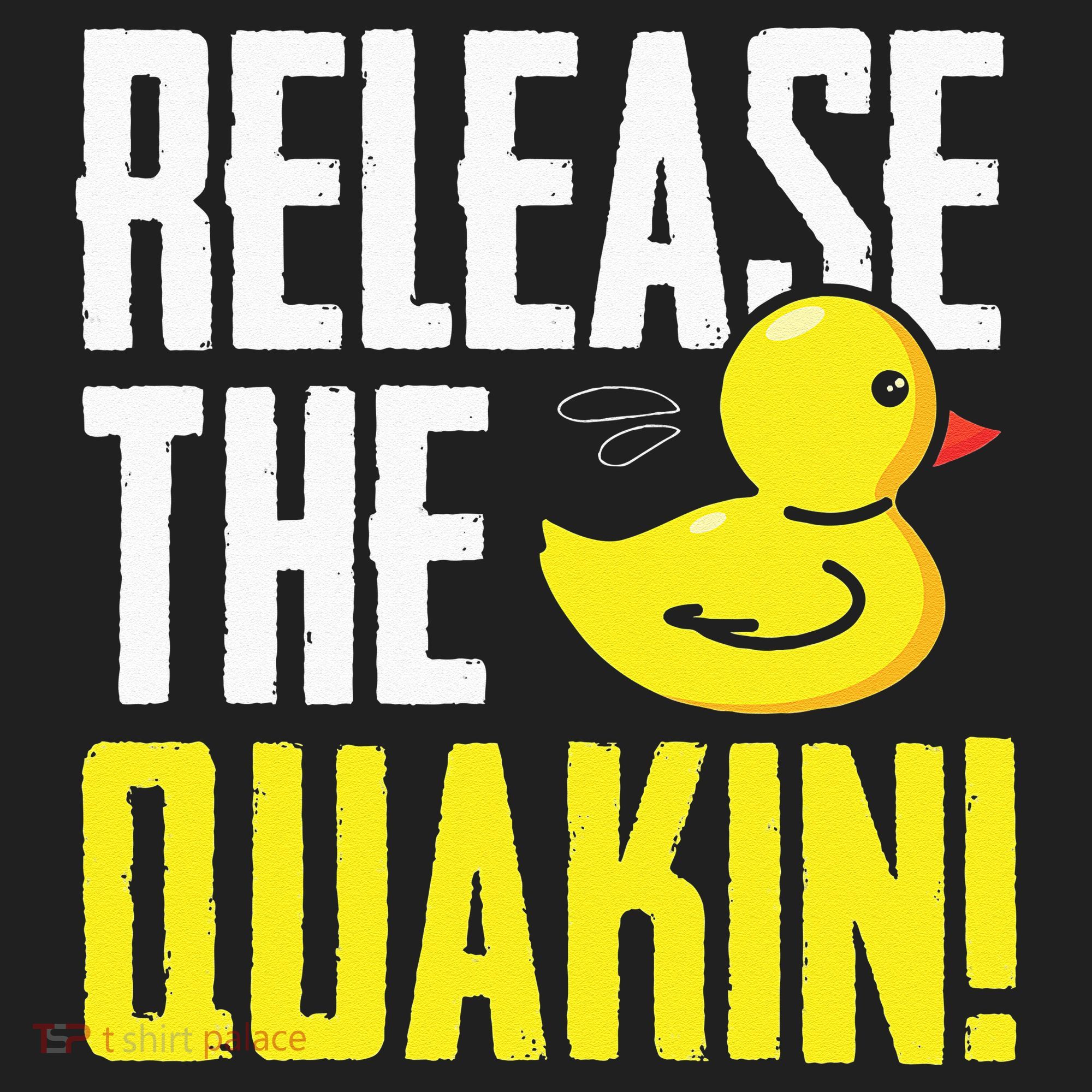 Release The Quackin! Graphic Rubber Duck Funny Hat