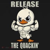 Release The Quackin Duck Gym Weightlifting Bodybuilder Backpack thumb 2