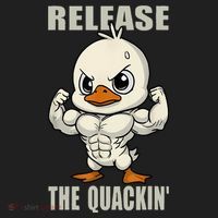 Release The Quackin Duck Gym Weightlifting Bodybuilder Beanie thumb 2