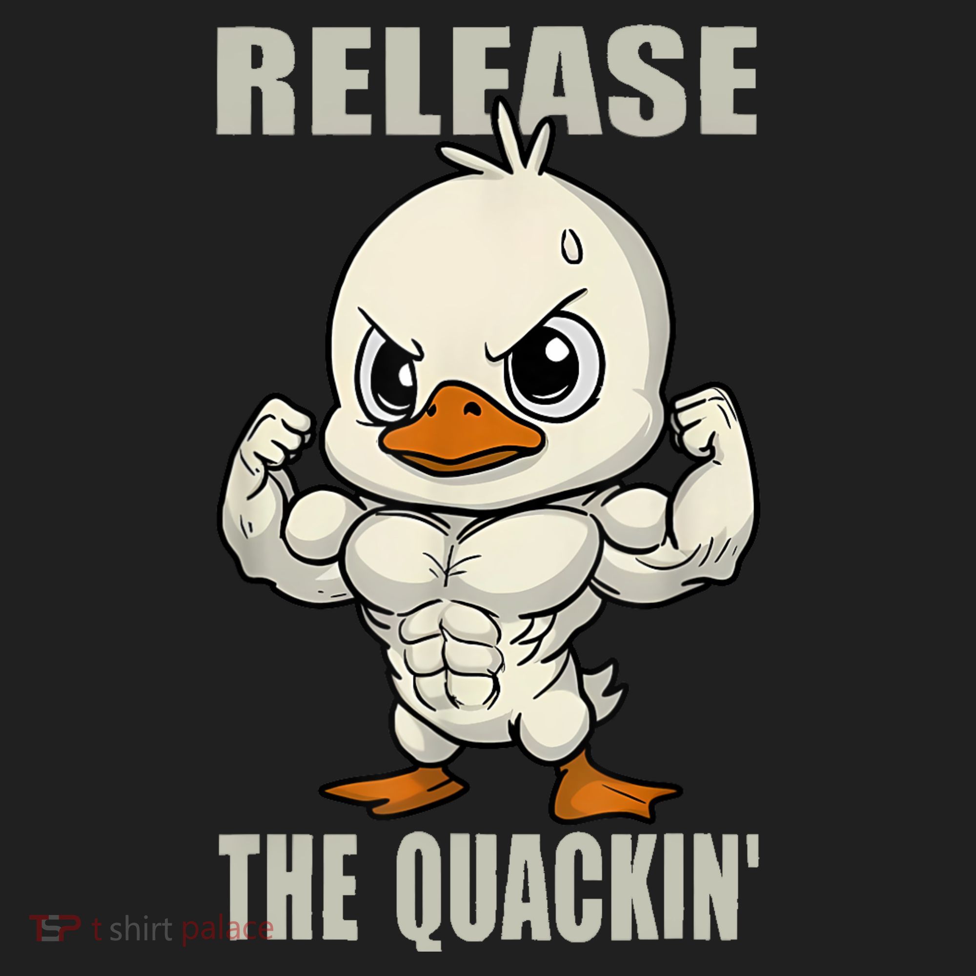 Release The Quackin Duck Gym Weightlifting Bodybuilder Beanie