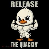 Release The Quackin Duck Gym Weightlifting Bodybuilder Women's Hoodie thumb 2