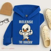 Release The Quackin Duck Gym Weightlifting Bodybuilder Hoodie thumb 4
