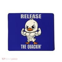 Release The Quackin Duck Gym Weightlifting Bodybuilder Mousepad thumb 0