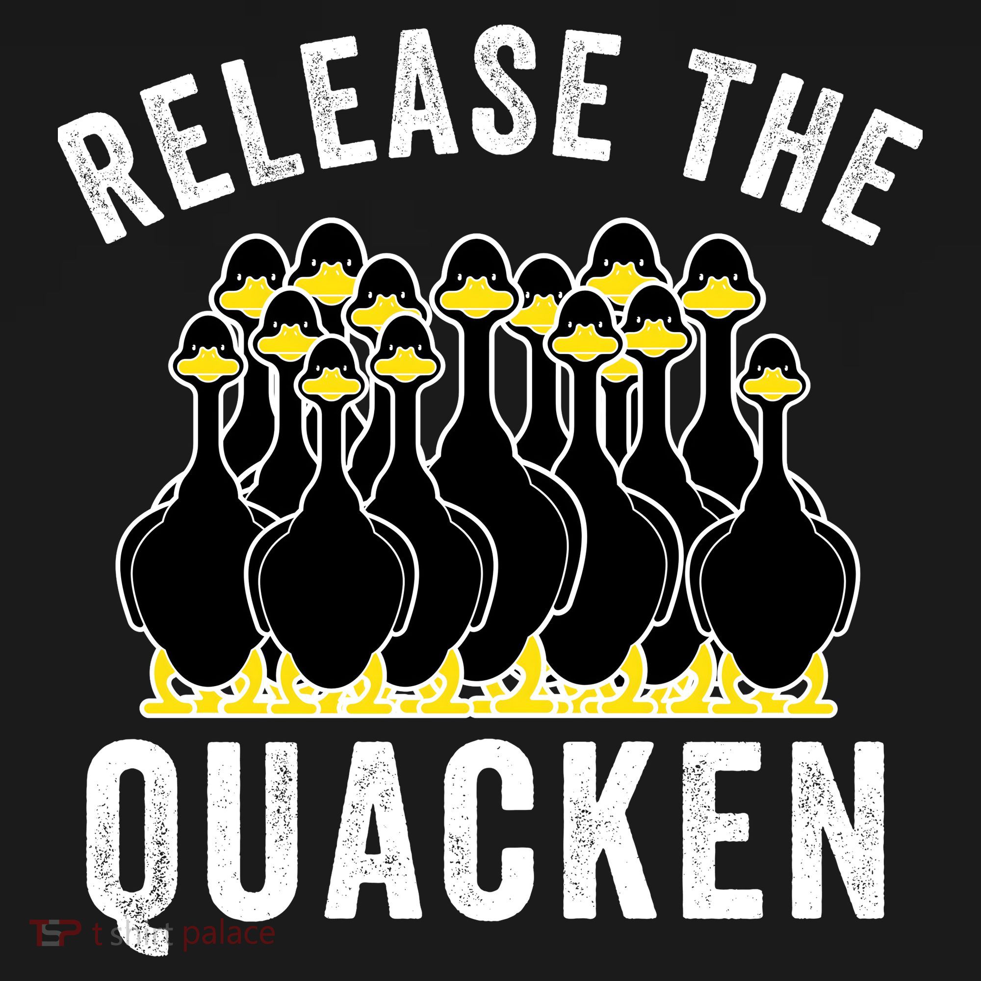 Release The Quacken, Farmer, Duck Lover, Funny Animal Lover Women's Hoodie