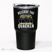 Release The Quacken, Farmer, Duck Lover, Funny Animal Lover Tumbler thumb 0
