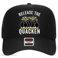 Release The Quacken, Farmer, Duck Lover, Funny Animal Lover Hat thumb 0