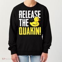 Release The Quackin! Graphic Rubber Duck Women's Sweatshirt thumb 0