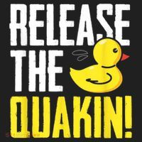 Release The Quackin! Graphic Rubber Duck Women's Sweatshirt thumb 2