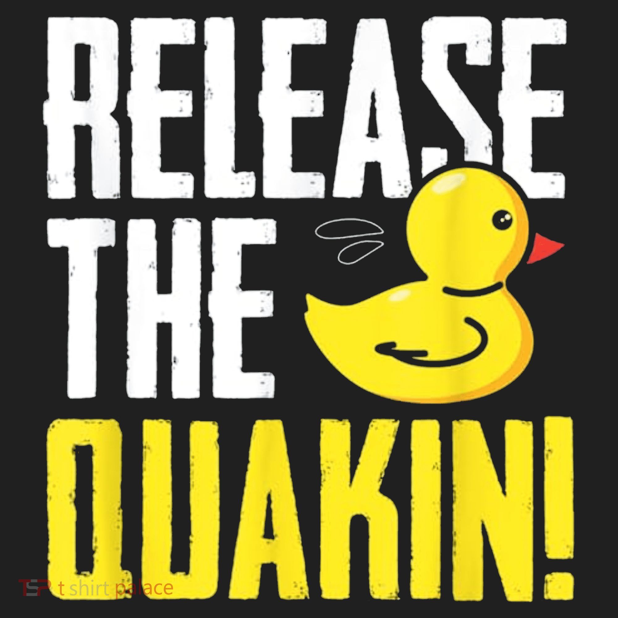 Release The Quackin! Graphic Rubber Duck Women's Sweatshirt