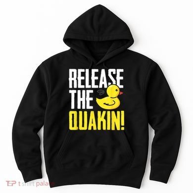 Release The Quackin! Graphic Rubber Duck Hoodie