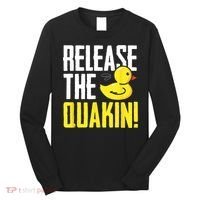 Release The Quackin! Graphic Rubber Duck Long Sleeve Shirt thumb 0