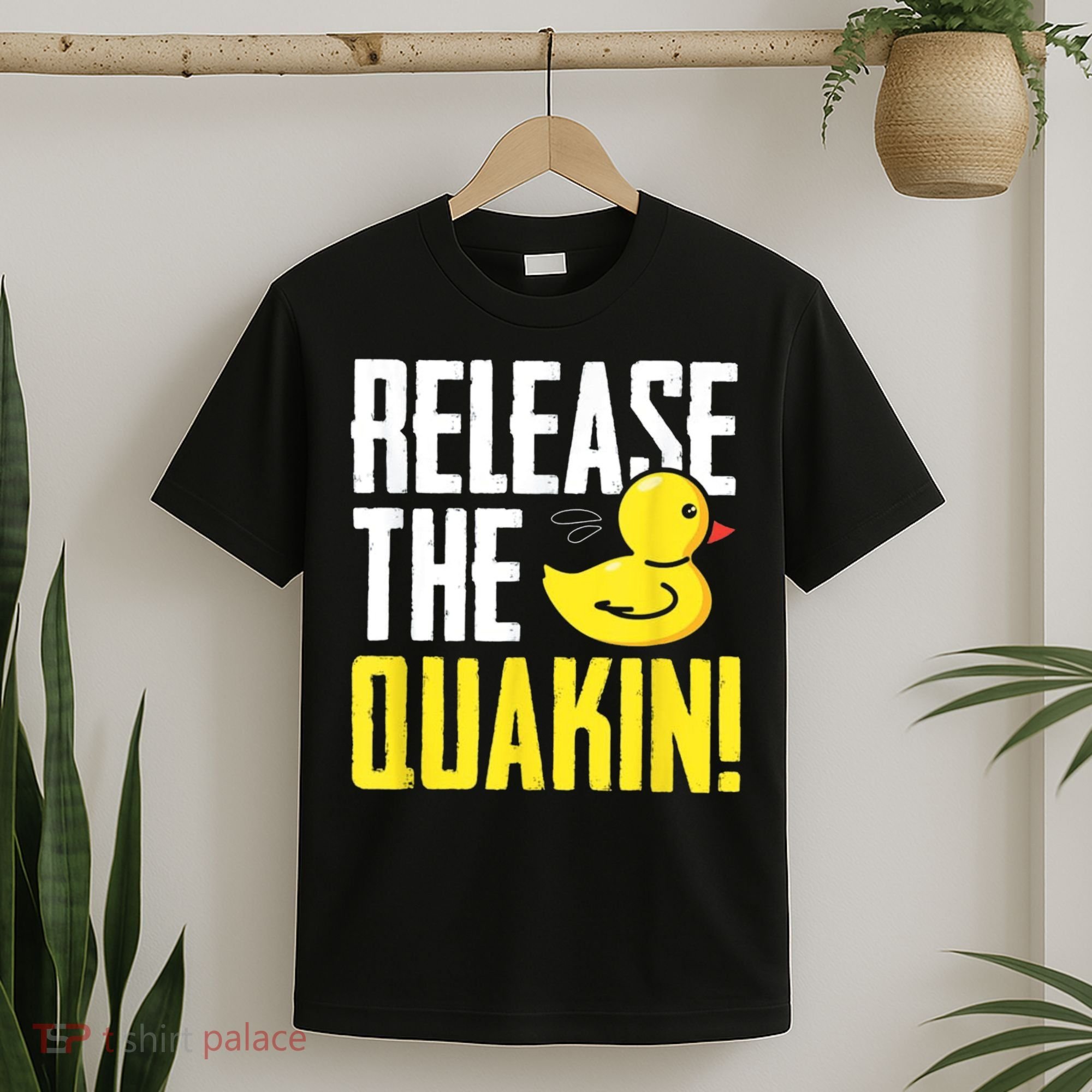 Release The Quackin! Graphic Rubber Duck T-Shirt