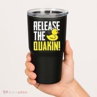 Release The Quackin! Graphic Rubber Duck Tumbler thumb 2
