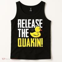 Release The Quackin! Graphic Rubber Duck Tank Top thumb 2