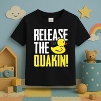Release The Quackin! Graphic Rubber Duck Toddler T-Shirt thumb 3