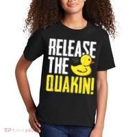 Release The Quackin! Graphic Rubber Duck Kids T-Shirt thumb 2
