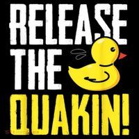 Release The Quackin! Graphic Rubber Duck Kids T-Shirt thumb 4