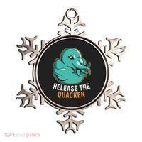 Release the Quacken a Funny Kraken Duck Ornament thumb 0