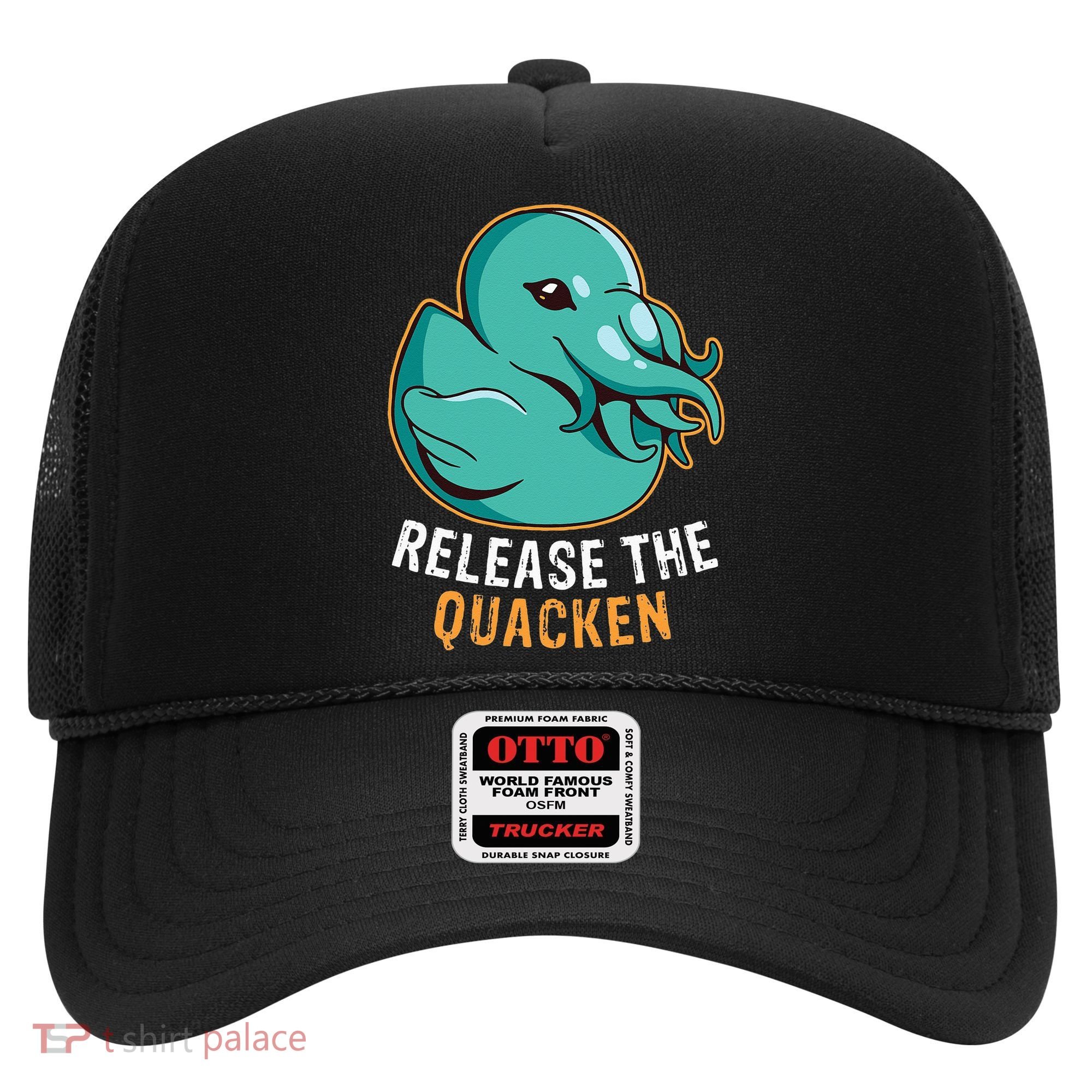 Release the Quacken a Funny Kraken Duck Hat