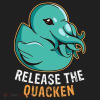 Release the Quacken a Funny Kraken Duck Hat thumb 2