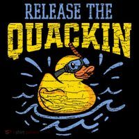 Release The Quackin Rubber Duck Doggie Tank thumb 4