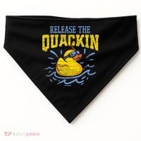 Release The Quackin Rubber Duck USA-Made Doggie Bandana thumb 0