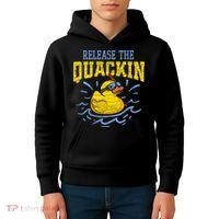 Release The Quackin Rubber Duck Kids Hoodie thumb 4