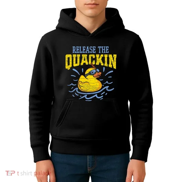 Release The Quackin Rubber Duck Kids Hoodie