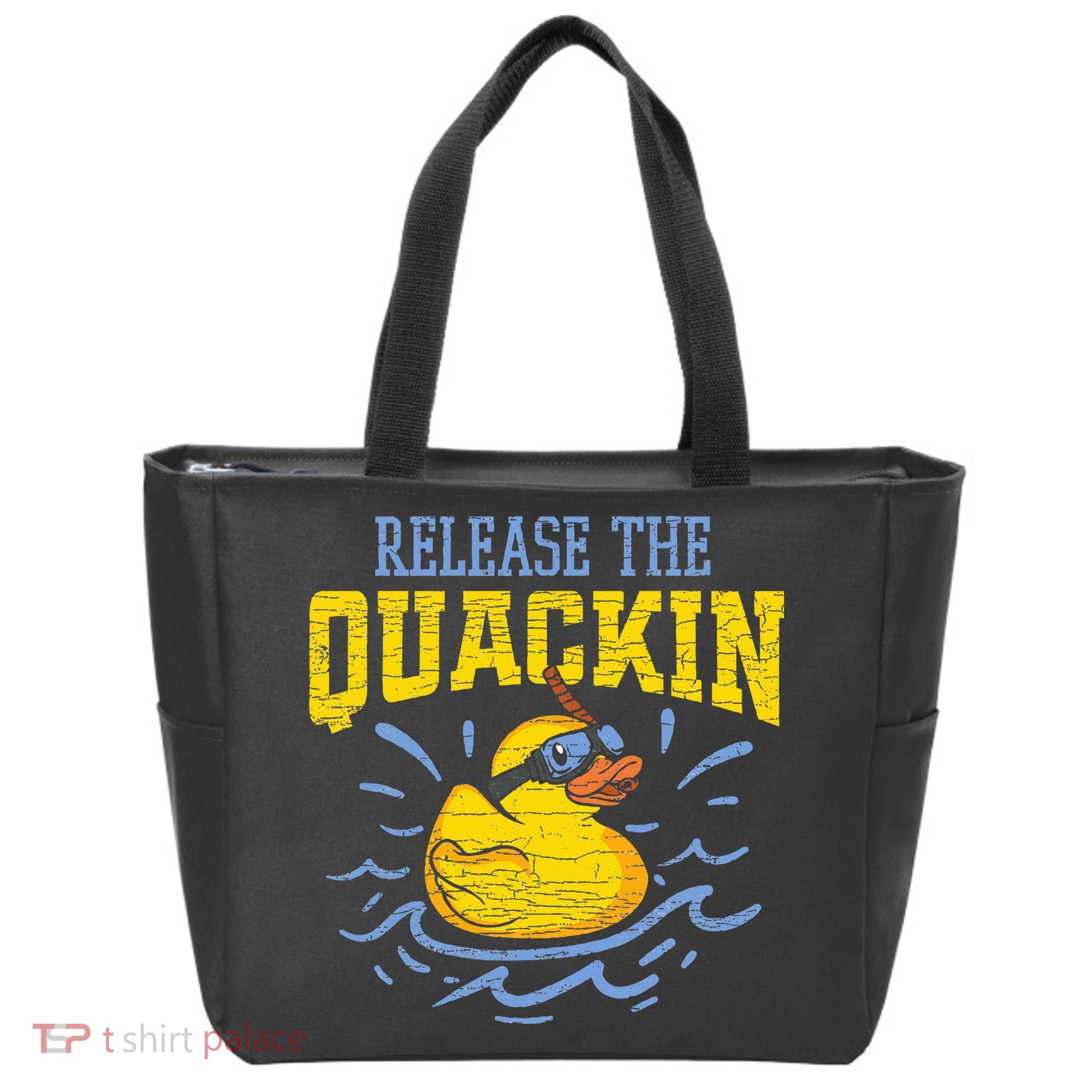 Release The Quackin Rubber Duck Tote Bag