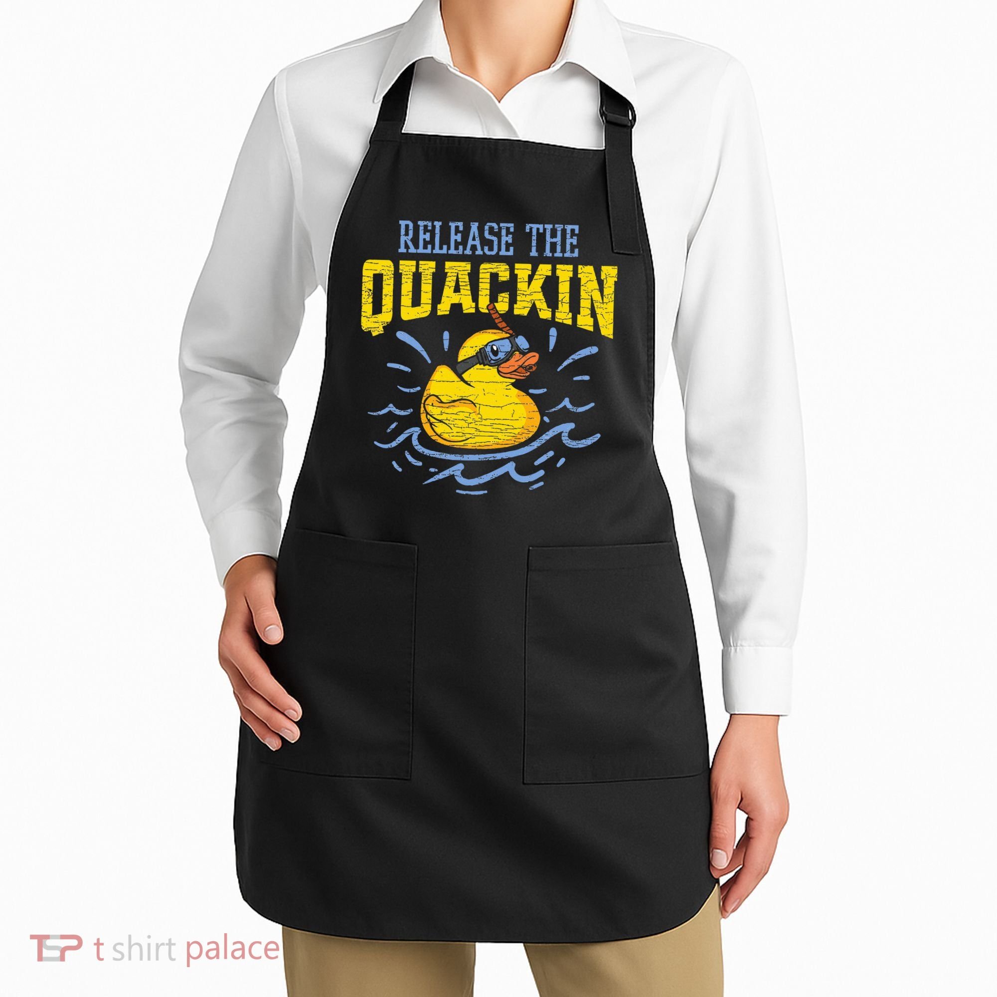 Release The Quackin Rubber Duck Apron