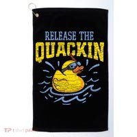 Release The Quackin Rubber Duck Golf Towel thumb 0