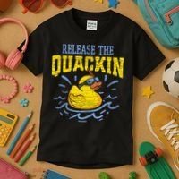 Release The Quackin Rubber Duck Kids T-Shirt thumb 3