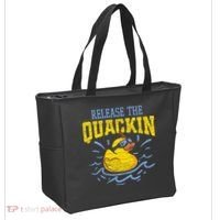 Release The Quackin Rubber Duck Tote Bag thumb 2