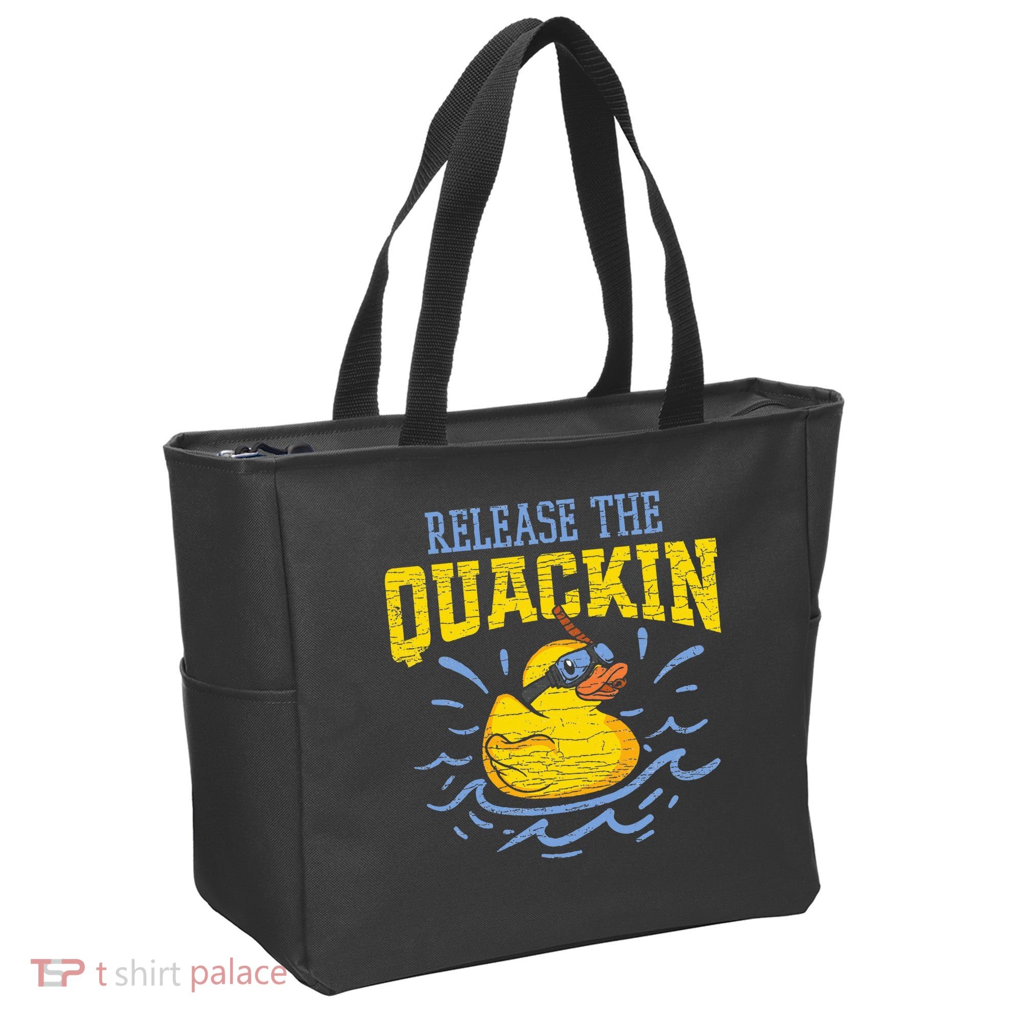Release The Quackin Rubber Duck Tote Bag