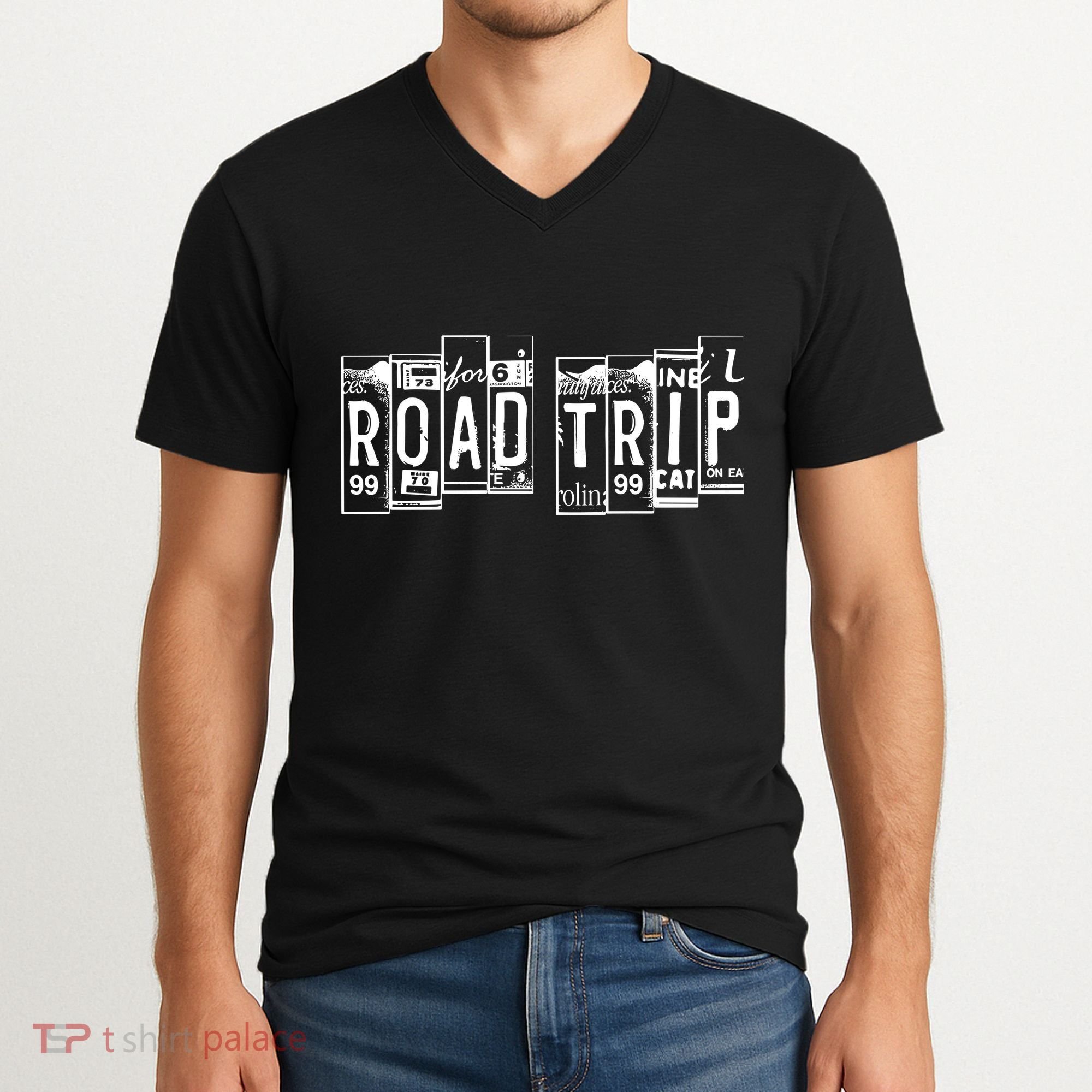 Road Trip V-Neck T-Shirt