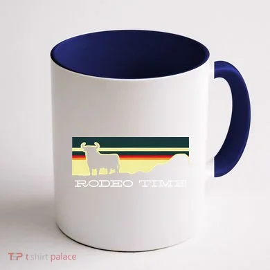 Rodeo Time Coffee Mug back