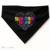 Recreational Therapist Recreation Therapy Therapeutic USA-Made Doggie Bandana thumb 0