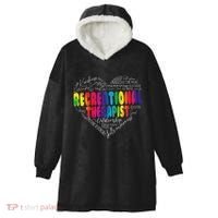 Recreational Therapist Recreation Therapy Therapeutic Hooded Wearable Blanket thumb 0
