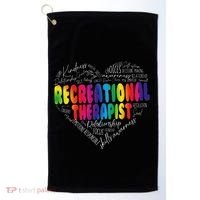 Recreational Therapist Recreation Therapy Therapeutic Golf Towel thumb 0