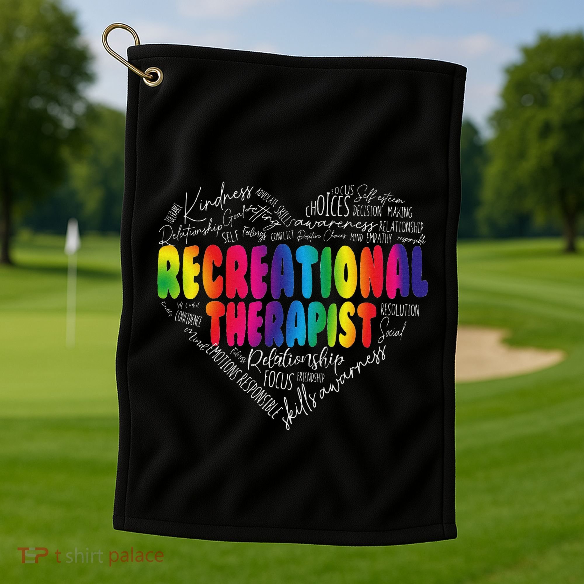 Recreational Therapist Recreation Therapy Therapeutic Golf Towel
