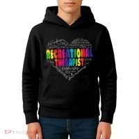 Recreational Therapist Recreation Therapy Therapeutic Kids Hoodie thumb 4