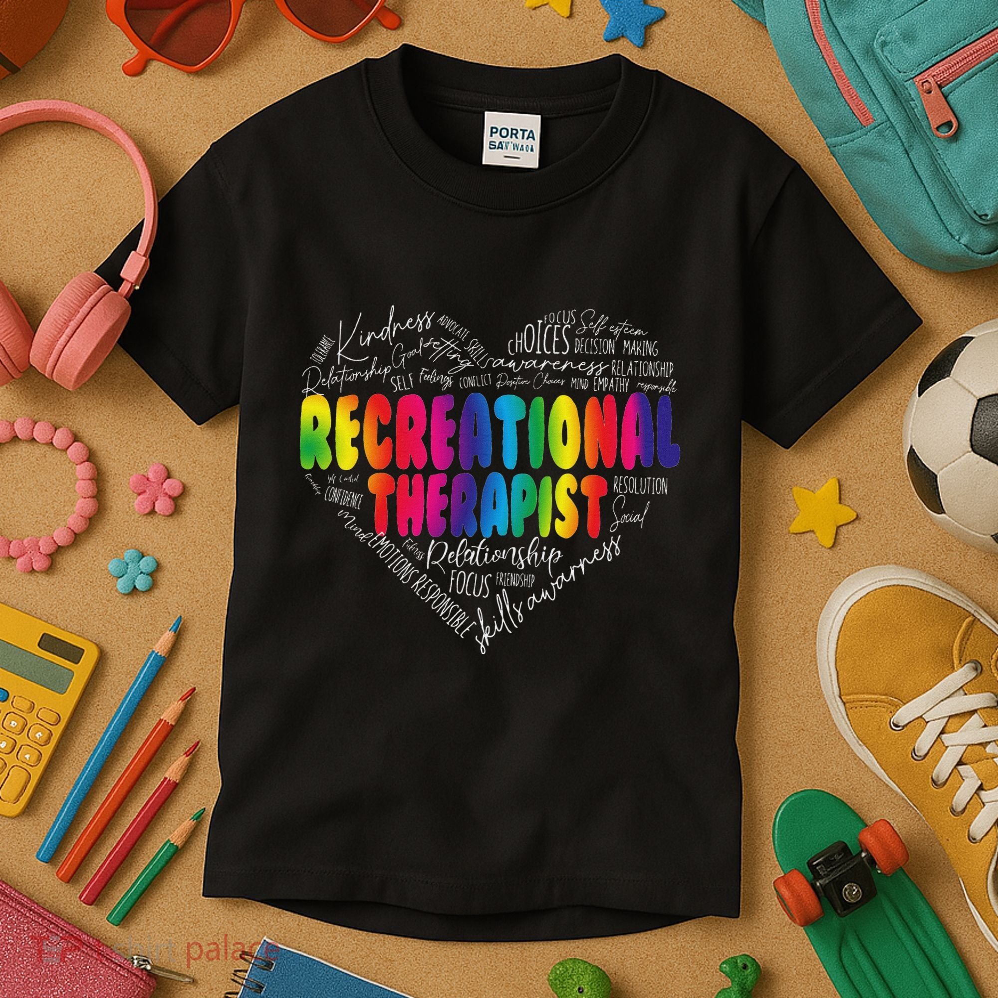 Recreational Therapist Recreation Therapy Therapeutic Kids T-Shirt