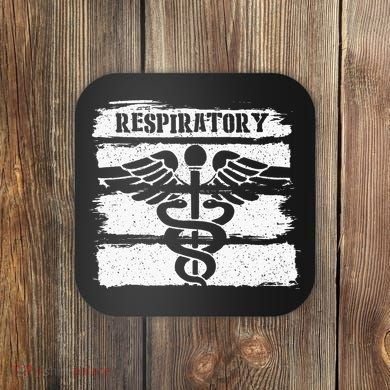 Respiratory Therapist Respiratory Therapy RT Lung Doctor Coaster