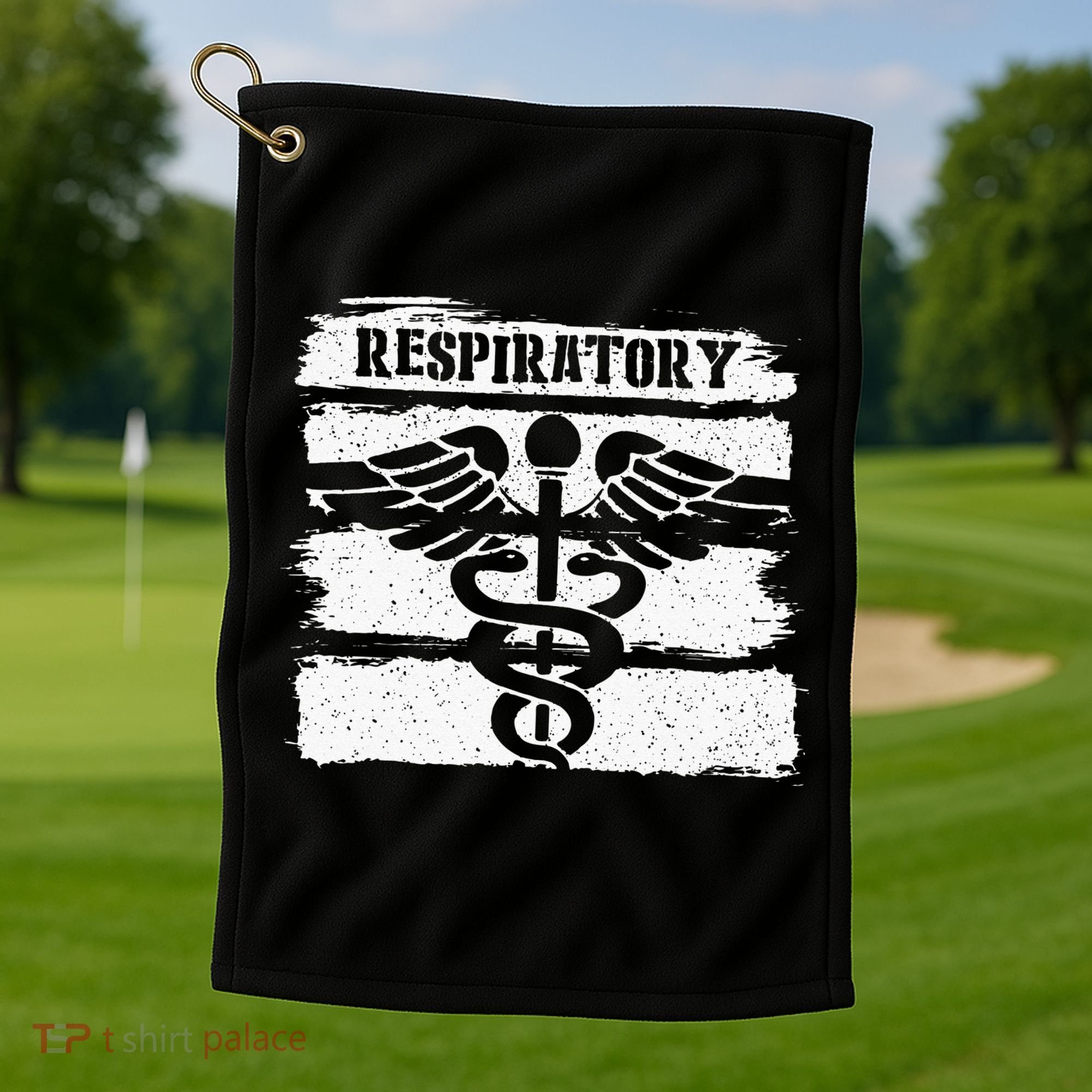 Respiratory Therapist Respiratory Therapy RT Lung Doctor Golf Towel