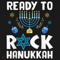Ready To Rock Hanukkah Pajamas Chanukah Doggie Tank thumb 4