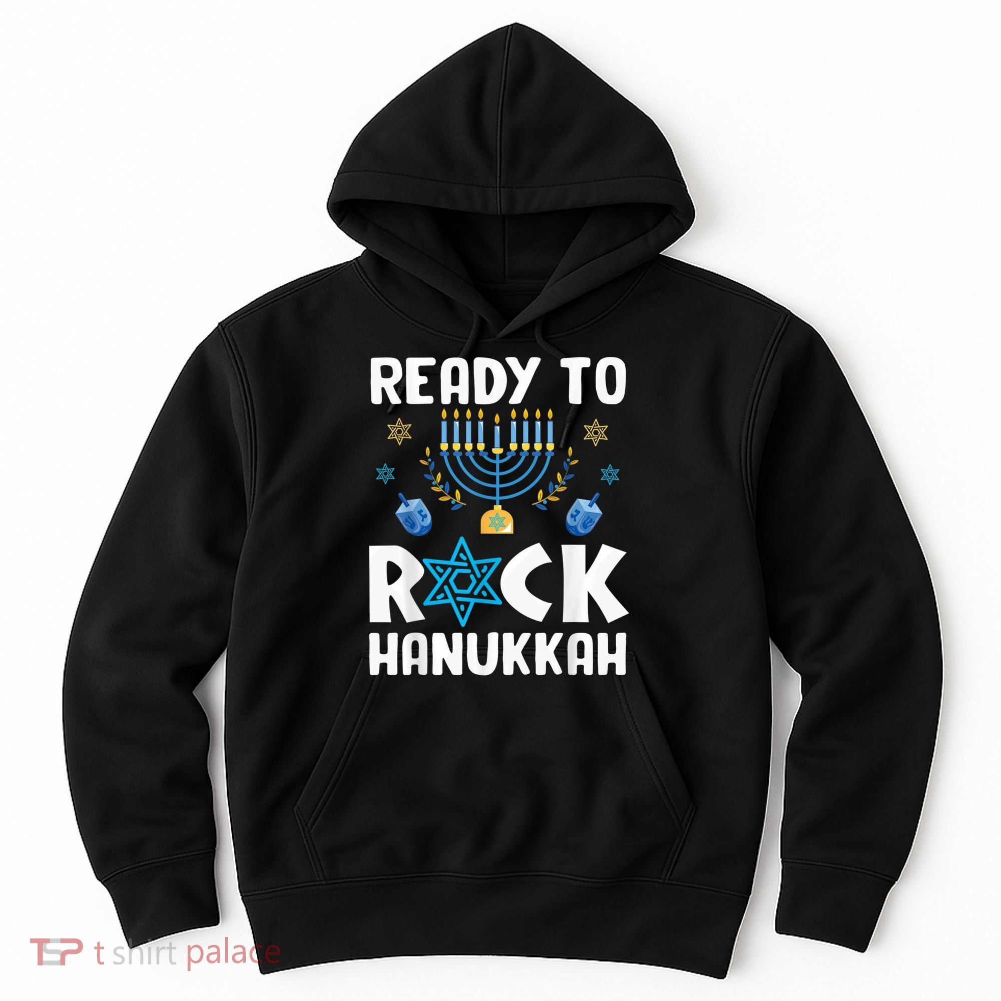 Ready To Rock Hanukkah Pajamas Chanukah Hoodie
