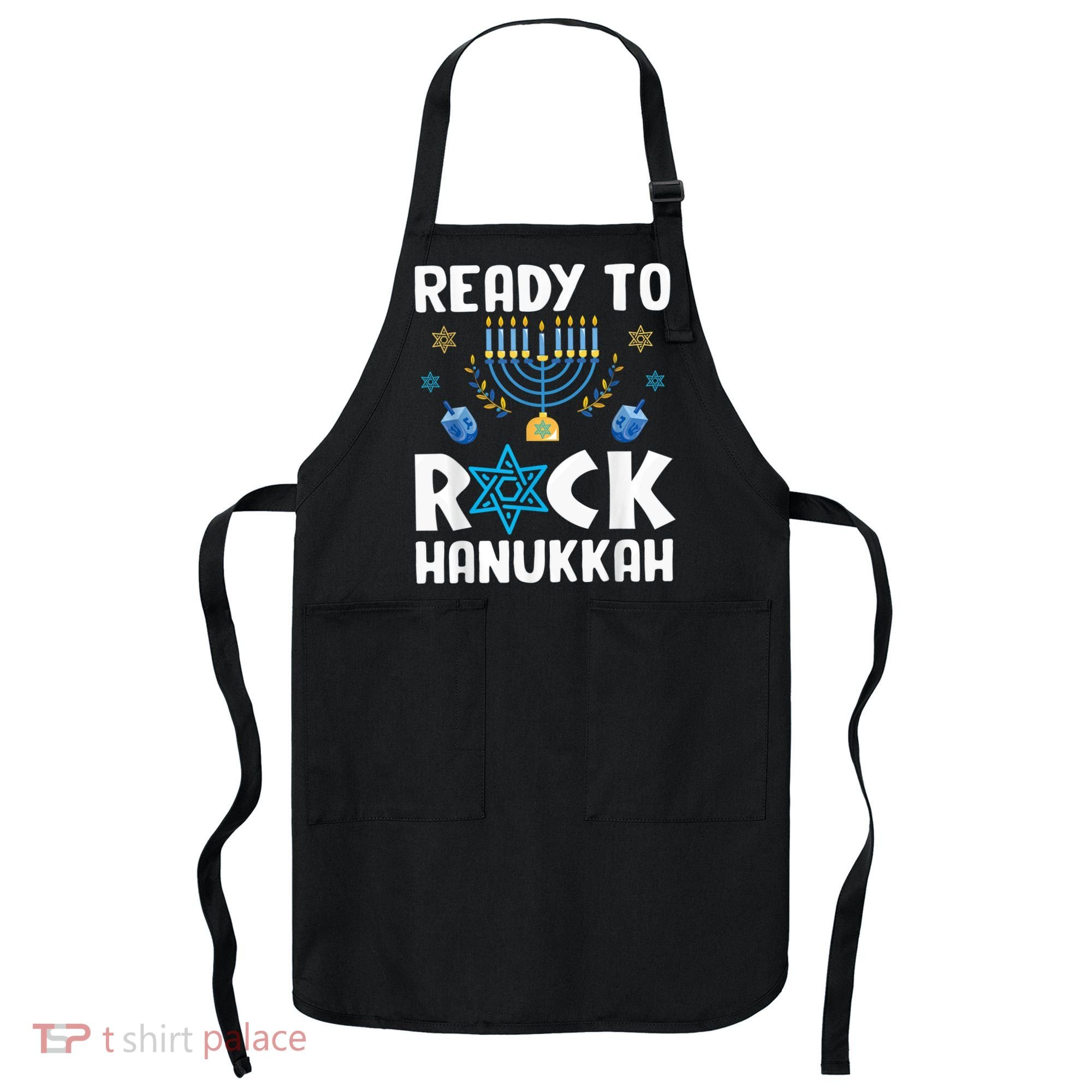 Ready To Rock Hanukkah Pajamas Chanukah Apron