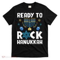 Ready To Rock Hanukkah Pajamas Chanukah T-Shirt thumb 0