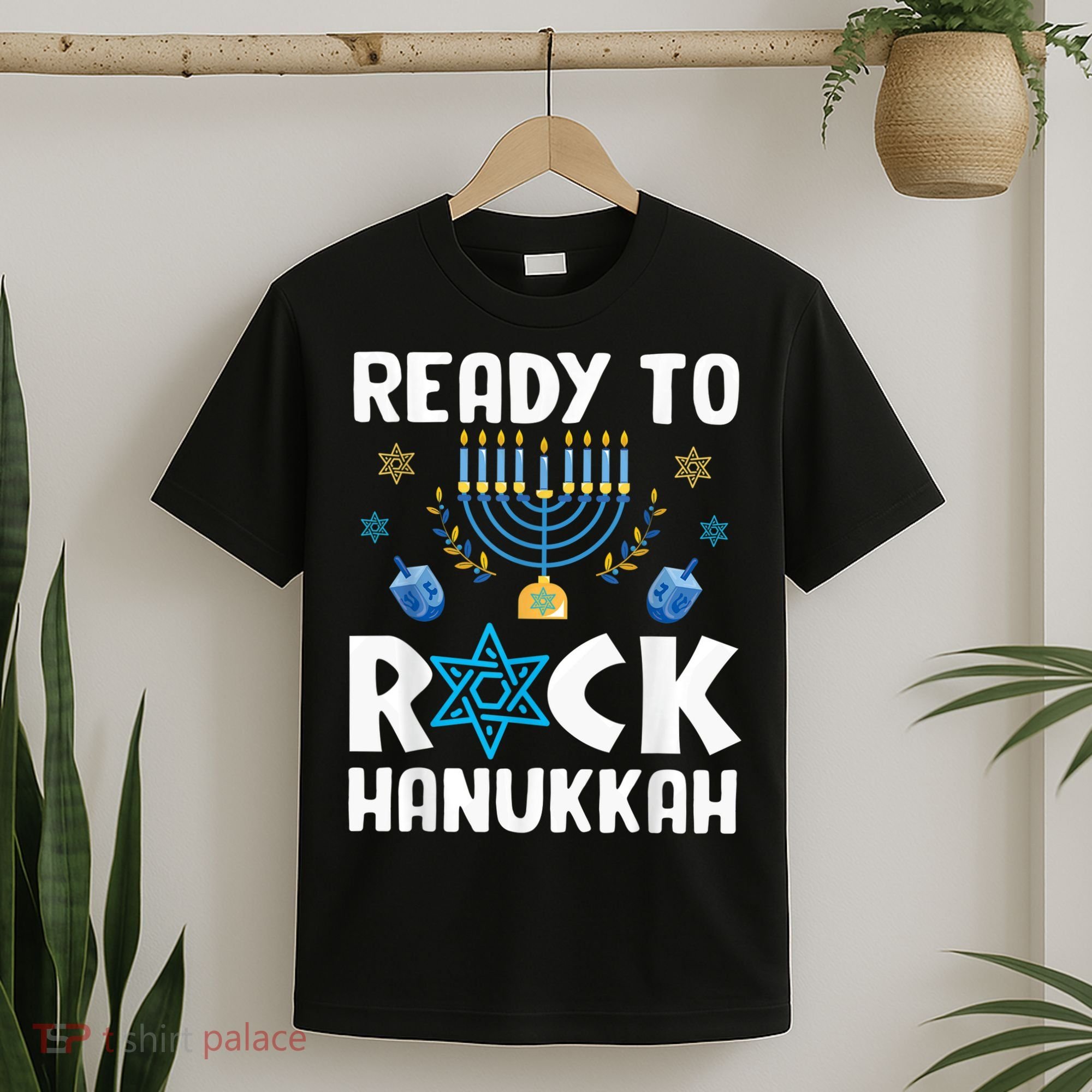 Ready To Rock Hanukkah Pajamas Chanukah T-Shirt